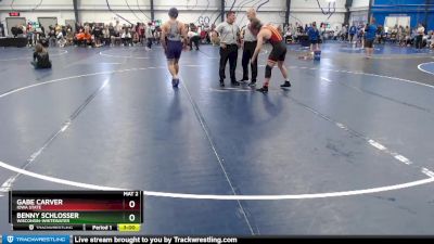 Silver 165 lbs Cons. Round 1 - Gabe Carver, Iowa State vs Benny Schlosser, Wisconsin-Whitewater