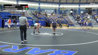 157 lbs Cons. Semi - Jacen Jackson, Cowley College vs Trequan Buttram, Carl Albert State