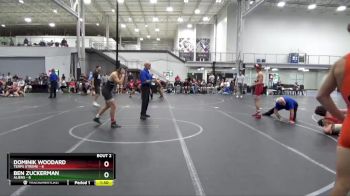 126 lbs Round 1 (4 Team) - Dominik Woodard, Terps Xtreme vs Ben Zuckerman, Aliens