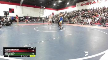 132 lbs Cons. Round 3 - Jimmy Loya, Fountain Valley vs Austin McSwain, Etiwanda