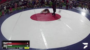 85 lbs Semifinal - Rylan Thai, Hawaii vs Cruz Evans, Oregon