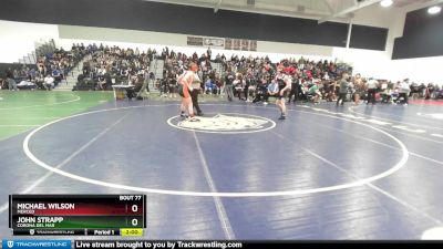 132 lbs Champ. Round 1 - John Strapp, Corona Del Mar vs Michael Wilson, Merced