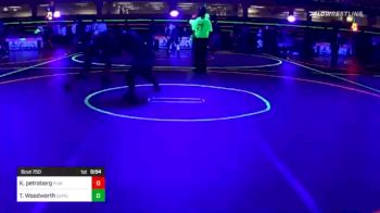 160 lbs Consi Of 8 #2 - Kolby Petraborg, Punisher Wrestling Company vs Tyler Woodworth, Demon WC