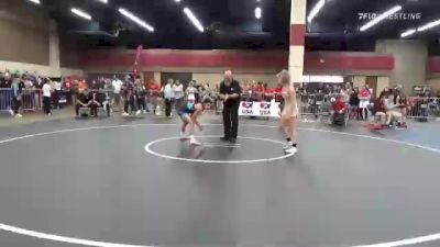 53 kg Semifinal - Kendra Ryan, Cardinal Wrestling Club vs Katie Gomez, California