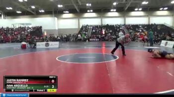 133 lbs Placement Matches (16 Team) - Ivan Arguello, Reinhardt University (GA) vs Justin Ramirez, Doane University