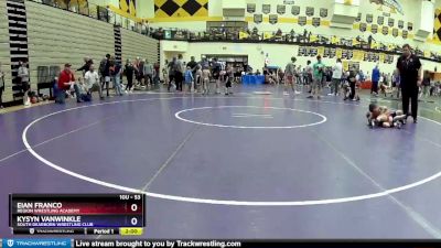 53 lbs Cons. Semi - Eian Franco, Region Wrestling Academy vs Kysyn Vanwinkle, South Dearborn Wrestling Club