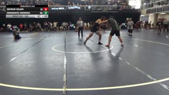 285 lbs Cons. Round 2 - Heriberto Herrera, Shasta College vs Sepehr Hojati, Sierra College