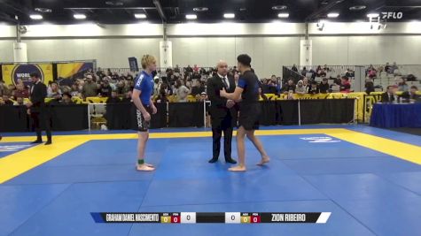 Zion Ribeiro vs Graham Daniel Nascimento 2024 World IBJJF Jiu-Jitsu No-Gi Championship