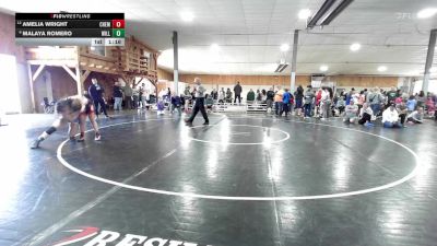 130 lbs 5th Place - Amelia Wright, Chemung vs Malaya Romero, Williamsport