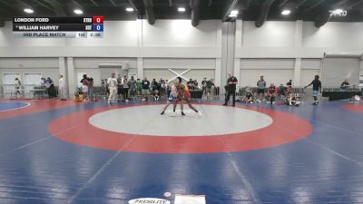 126 lbs 3rd Place Match - London Ford, Stronghold vs William Harvey, Sons Of Thunder