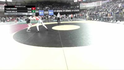 Boys 4A 150 lbs 3rd Place Match - Gavin Wells, Tahoma vs Lake Harris, Yelm