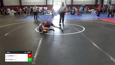 74 lbs Consi Of 8 #1 - Joey LaValle, Hanover Park vs Mason Frisoli, Unattached