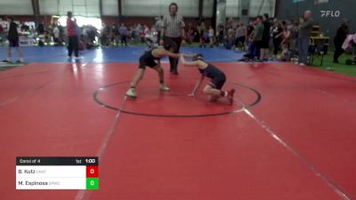 78 lbs Consi Of 4 - Bryce Kutz, Unattached vs Matthew Espinosa, Spwc