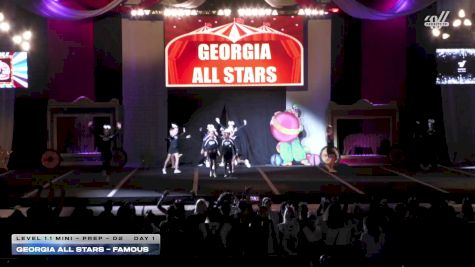 Georgia All Stars - Famous [2025 L1.1 Mini - PREP - D2 Day 1] 2025 ASC Battle Under the Big Top Grand Nationals