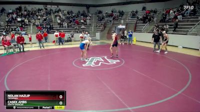 165 lbs Cons. Round 2 - Nolan Hazlip, Tecumseh vs Casex Ambs, South Spencer