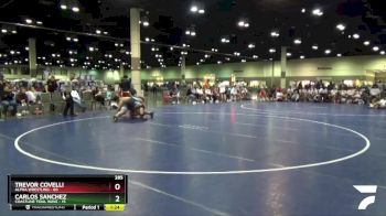 285 lbs Round 1 (16 Team) - Trevor Covelli, Alpha Wrestling vs Carlos Sanchez, Coastline Tidal Wave