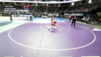 126 lbs Cons. Round 1 - Allison Carman, Port Jervis vs Mya Locke, Groton