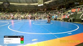 200 lbs Consi Of 8 #2 - Ayden Campbell, RedWave Wrestling vs Kaden Ackley, The Best Wrestler