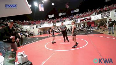 88 lbs Semifinal - Callum Hunter, Owasso Takedown Club vs Sawyer Dorton, Grove Takedown Club