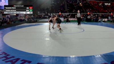 5A 132 lbs Cons. Round 2 - Jadin Alcala, Middleton vs Mason Peck, Idaho Falls