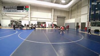 105 lbs Champ. Round 2 - Kallie Doverspike, Hillcrest vs Brooklyn Eagar, Mountain Ridge