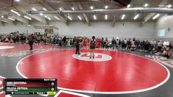 140 lbs Champ. Round 2 - Abri Renteria, Brighton vs Felicia Ortega, Prairie View