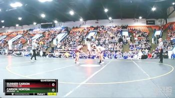 175 lbs Quarterfinals (8 Team) - Carson Norton, Bronson vs Gunner Carson, Manchester