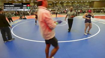 155 lbs Champ. Round 1 - Charlotte Campsey, Canyon vs Myra Perez, Dumas