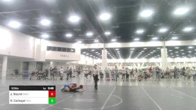 123 lbs Consi Of 4 - Jordan Bayne, Rancho Bernardo WC vs Raymond Carbajal, Falcon Wrestling Club