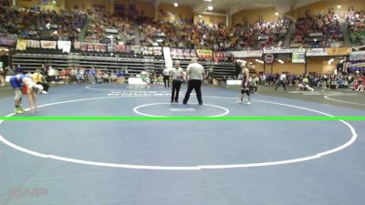 113 lbs Champ. Round 1 - Gauge Culbertson, Douglass HS vs Kaleb Keiswetter, Norton Community HS