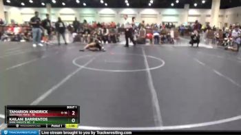 120 lbs Round 1 (8 Team) - Tamarion Kendrick, Southside Mafia vs Kailani Barrientos, Dark Knights WC