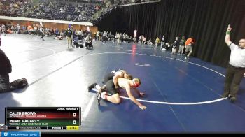 140 lbs Cons. Round 1 - Meric Hagarty, Waverly Area Wrestling Club vs Caleb Brown, McDominate Training Center