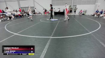 120 lbs Placement Matches (8 Team) - Charlie Trujillo, Texas Red vs Tyson Roach, Louisiana Red