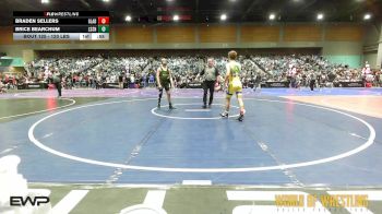 120 lbs Consi Of 8 #2 - Braden Sellers, Gladiator Academy vs Brice Bearchum, Lassen
