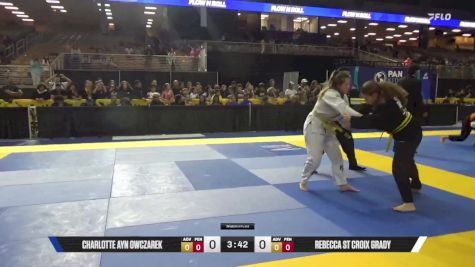 Rebecca St Croix Grady vs Charlotte Ayn Owczarek 2025 Pan Kids Jiu-Jitsu IBJJF Championship