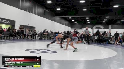100 lbs Round 3 - Santiago Guillent, Ohio Gold vs Fernando Jimeno, Untouchables