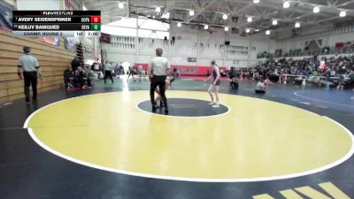 100 lbs Champ. Round 2 - Avery Seidenspinner, College Park vs Keiluv Baniqued, Deer Valley