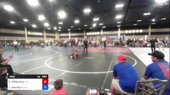 54 lbs Consi Of 4 - Orlando Villapudua, Trifecta Wrestling vs Jace Jauregui, Madera WC