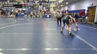 139 lbs Consy 5 - Evan Ulewicz, Greater Latrobe vs Pryce Whiteman, Saegertown