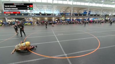 120 lbs Quarterfinal - Talon Weaver, Unattached vs Gunner Perkins, Westshore