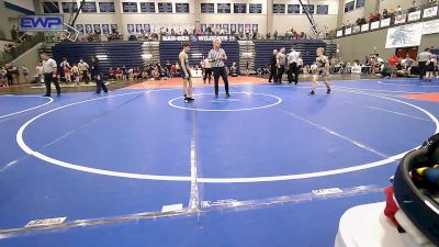 91 lbs Semifinal - Maxwell Salisbury, Honey Badger Wrestling Club vs Cooper Cobb, Springdale Youth Wrestling Club