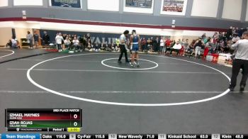 113 lbs 3rd Place Match - Izmael Maynes, Klein Oak vs Iziah Rojas, College Park