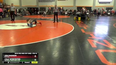 PW-13 lbs Quarterfinal - Jon Madison, DC Elite vs Cole Worcester, Anamosa Wrestling Club