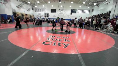 285 lbs Round Of 16 - James Lin, Horace Mann School vs Luke Burmaster, Petrides-PSAL