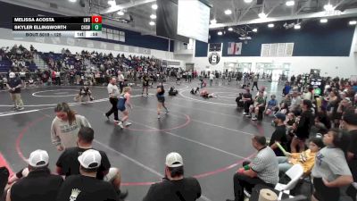 125 lbs Champ. Round 1 - Melissa Acosta, Legacy Wrestling Center vs Skyler Ellingworth, Chaparral High School Wrestlin