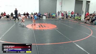 110 lbs Semis & 3rd Wb (16 Team) - Lucas Schulz, Ohio Scarlet vs Henry Scott McDoniel, Arkansas