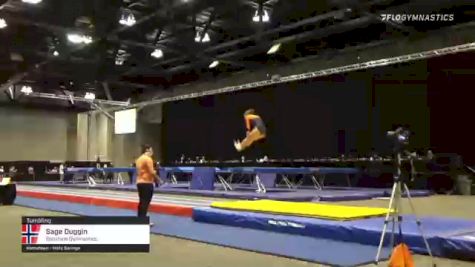 Sage Duggin - Tumbling, Sonshine Gymnastics. - 2021 USA Gymnastics Championships