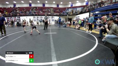 43 lbs Rr Rnd 2 - Addilynn Fuller, Comanche Takedown Club vs Tyler Lindsey, Clinton Youth Wrestling