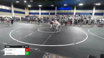 150 lbs Round Of 32 - William Larsen, Team Thunder WC vs Isaiah Nichols, Alpha Elite