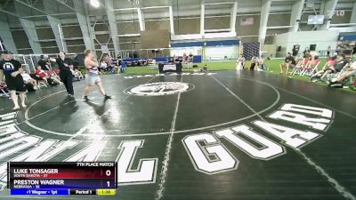 285 lbs Placement Matches (8 Team) - Luke Tonsager, South Dakota vs Preston Wagner, Nebraska